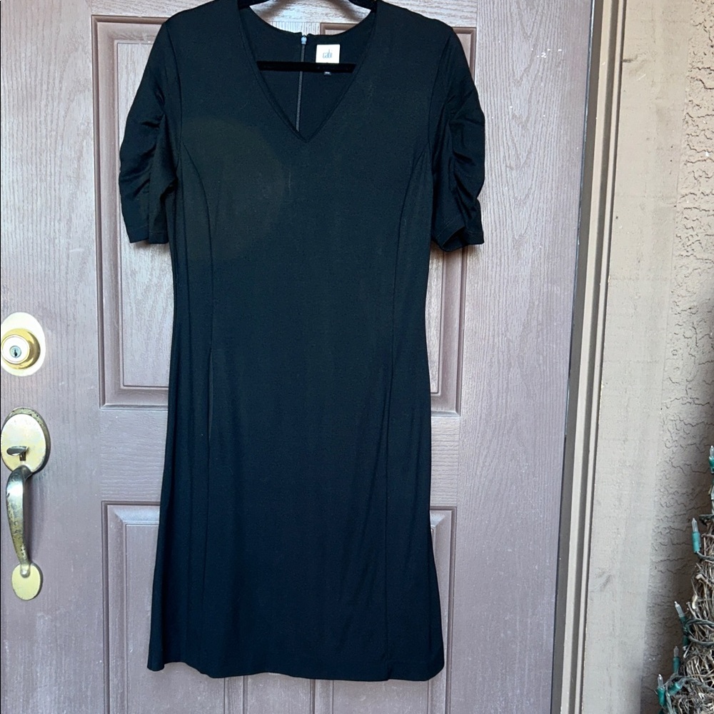 CAbi Black Midi Dress